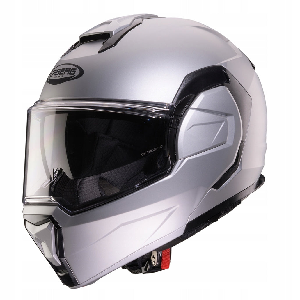 CABERG JAW HELMET FLIP-BACK TRIP SOLID GREY MAT M +PINLOCK AND FREEBIES Packaging status original