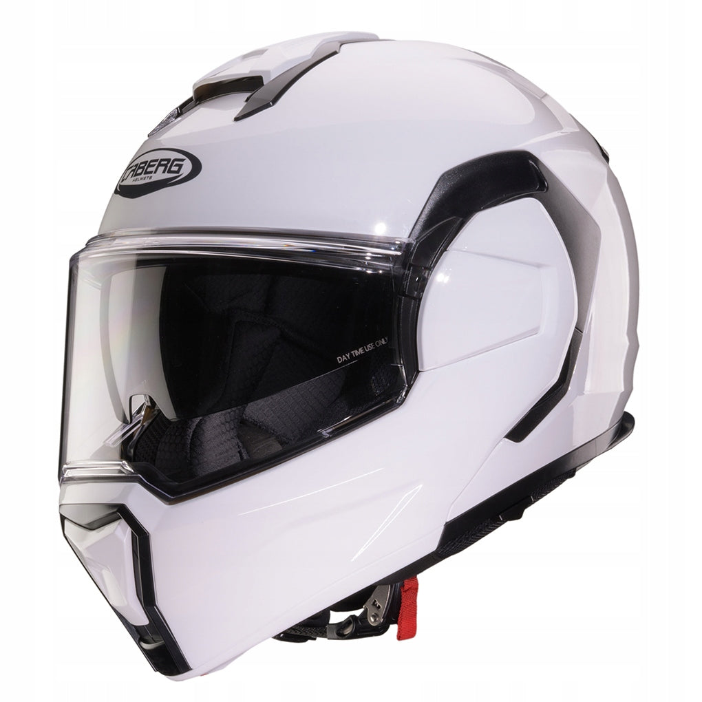 CABERG JAW HELMET FLIP-BACK TRIP SOLID WHITE M +PINLOCK AND FREEBIES Packaging status original