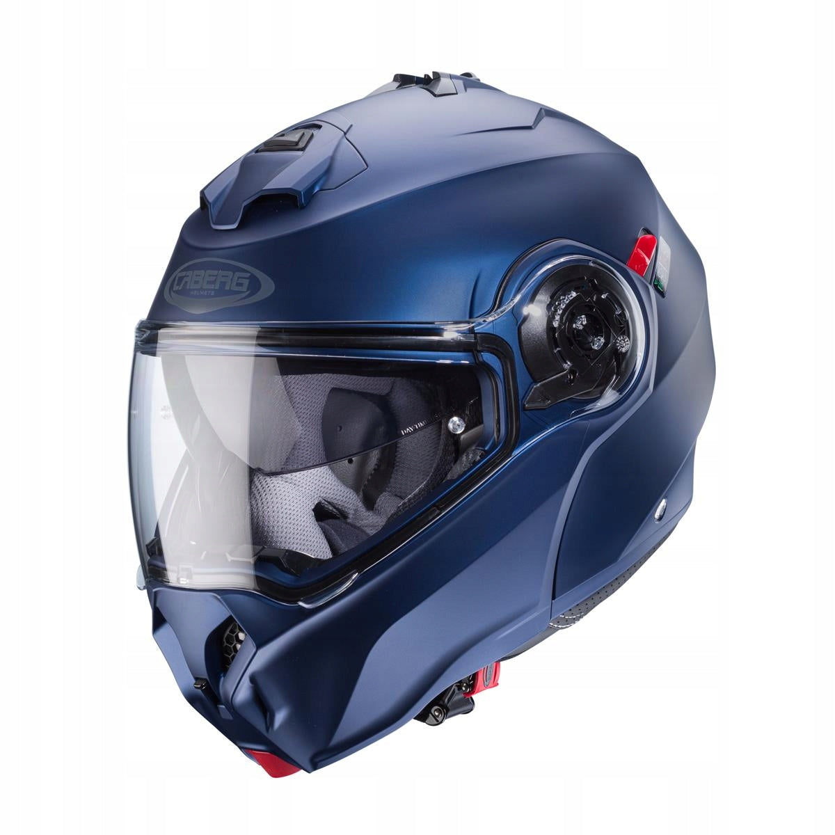 CABERG JAW HELMET FLIP-UP DUKE EVO SOLID BLUE MATT (YAMAHA) SIZE M