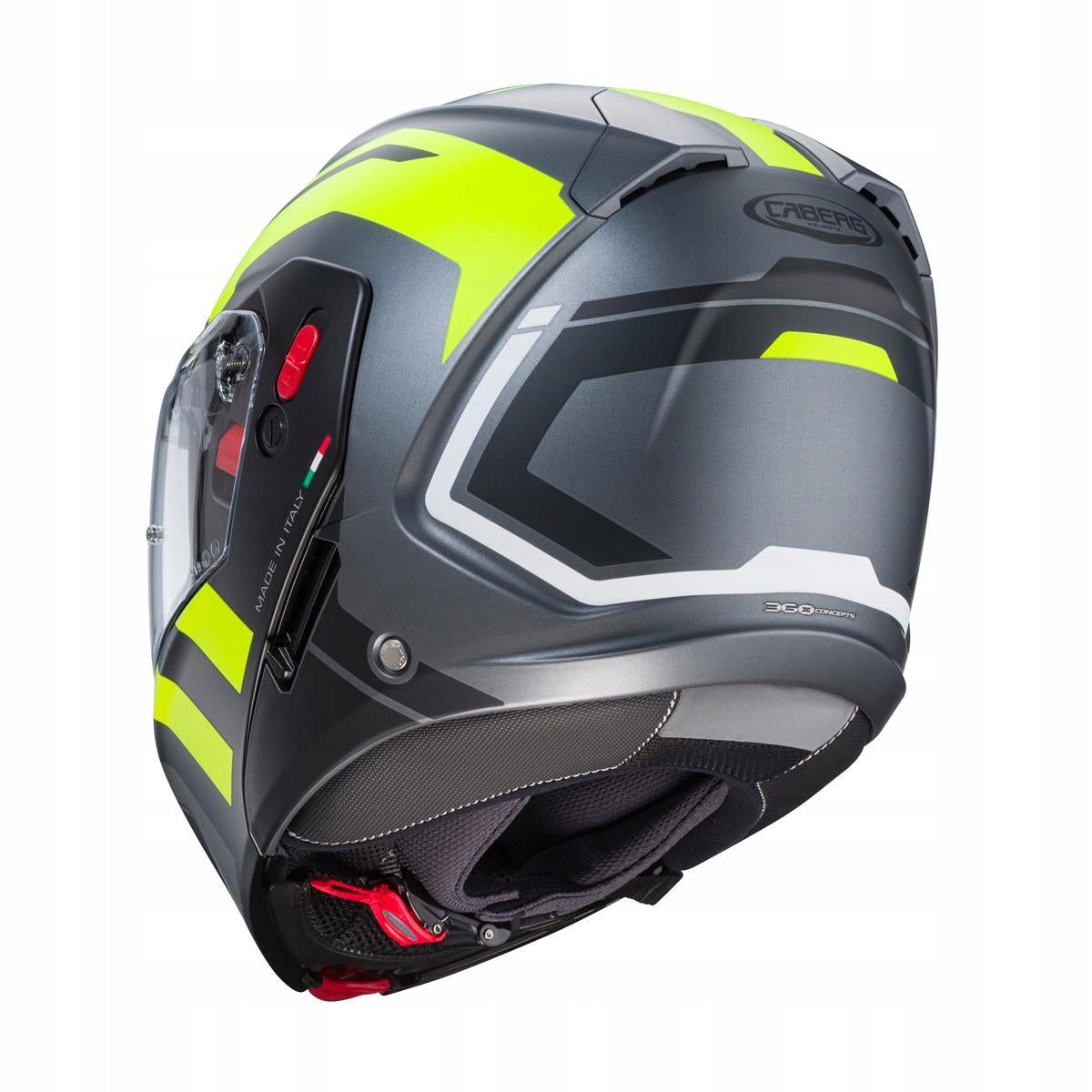 CABERG JAW HELMET FLIP-UP MODEL HORUS X ROAD GREY MATT/BLACK/YELLOW Manufacturer Caberg