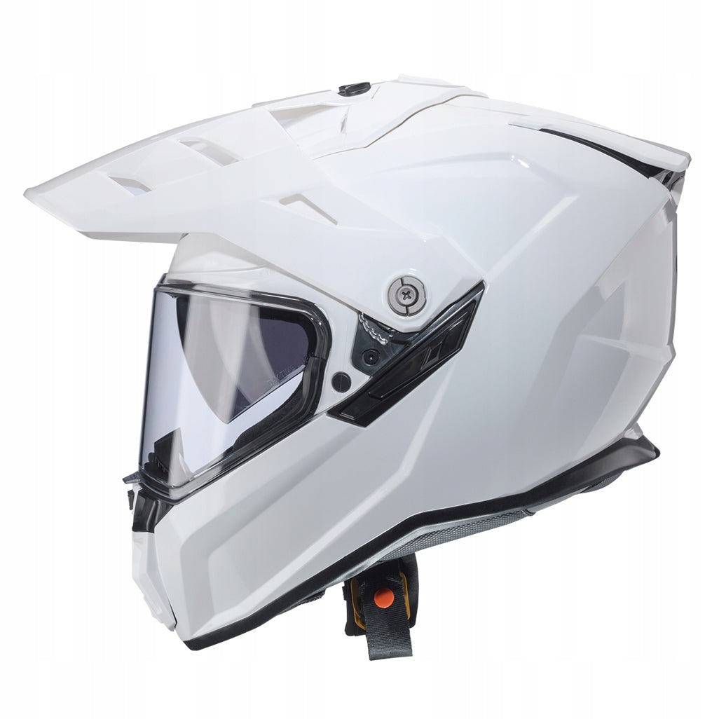 CABERG MOTORCYCLE HELMET INTEGRAL DUAL OFFROAD TANAMI SOLID WHITE GLOSS S Packaging status original