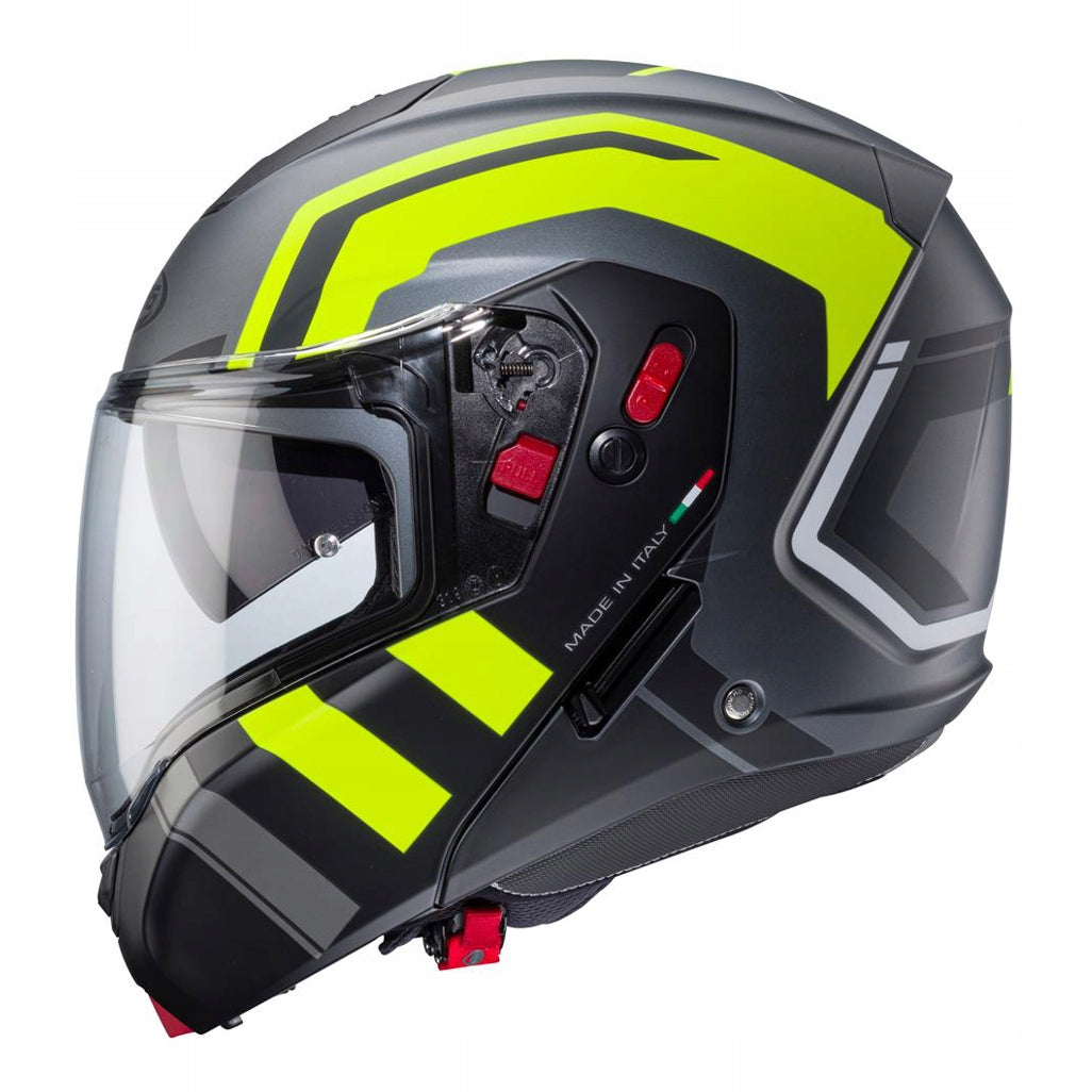 CABERG MOTORCYCLE HELMET JAW FLIP-UP HORUS X ROAD GREY BLACK YELLOW M Manufacturer Caberg