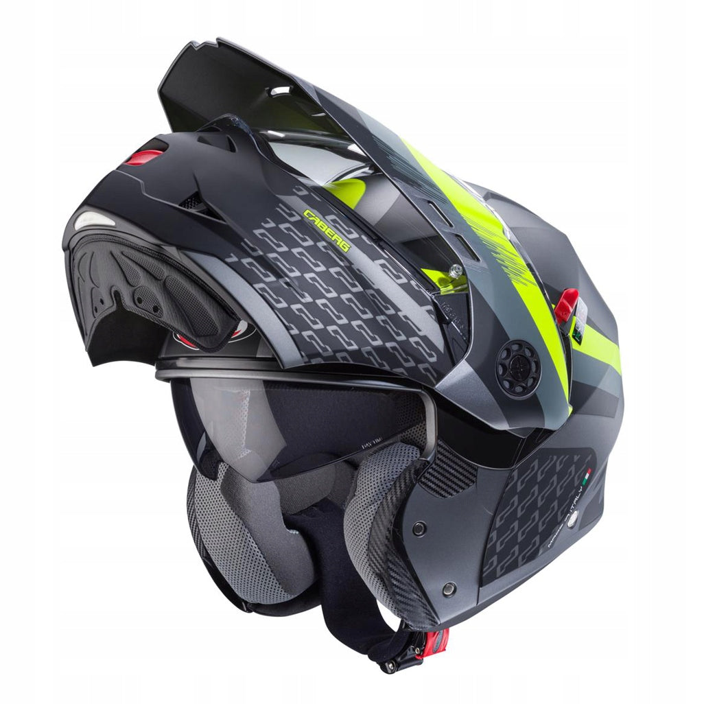 CABERG MOTORCYCLE HELMET JAW FLIP-UP TOURMAX X SARABE GAMES BLK YEL XL Manufacturer Caberg