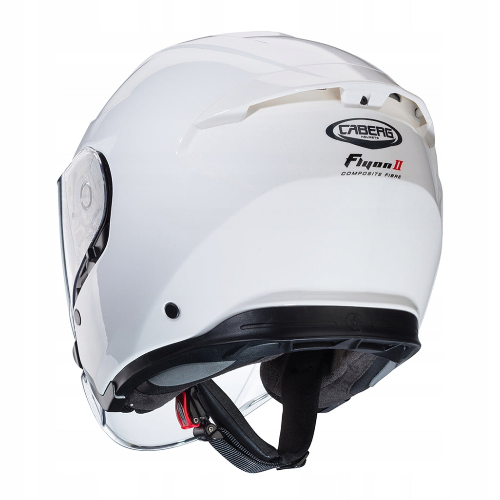 CABERG MOTORCYCLE HELMET OPEN JET FLYON II SOLID WHITE GLOSS M Manufacturer Caberg