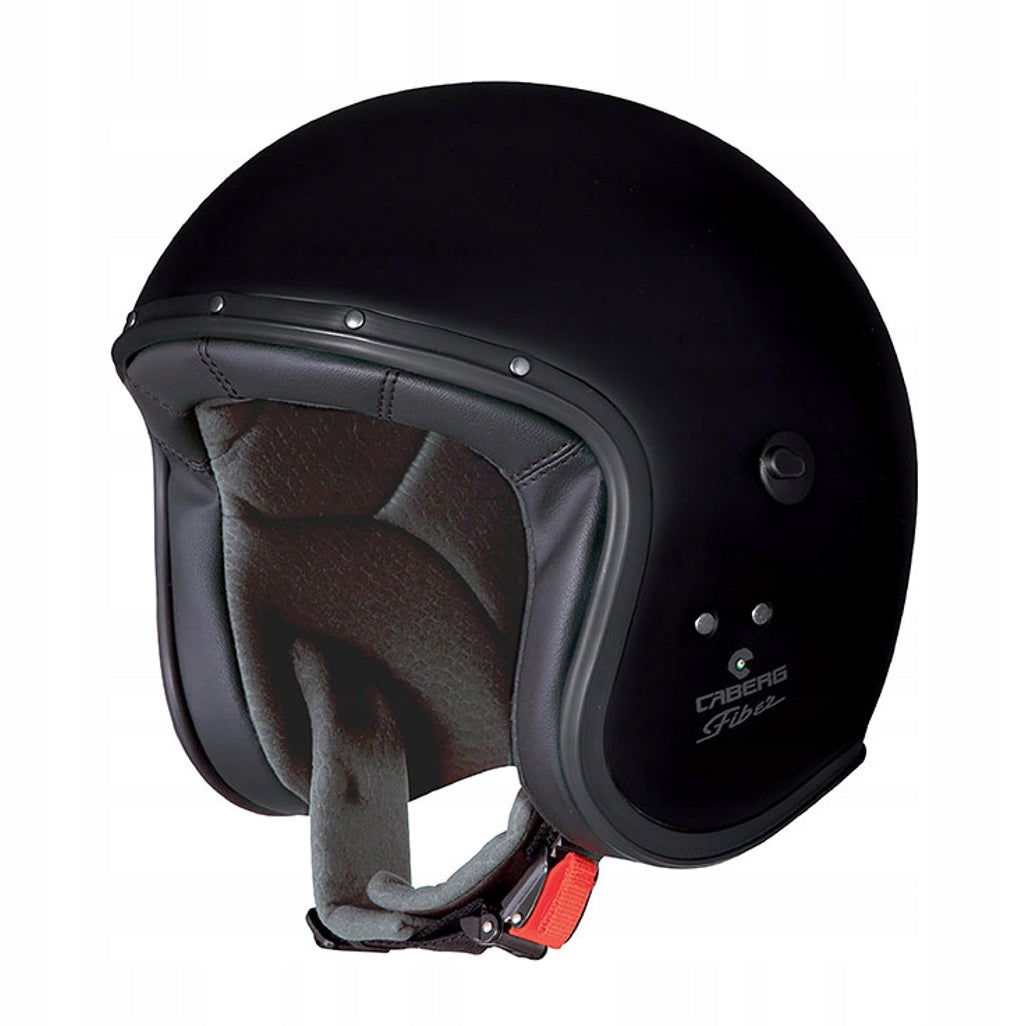 CABERG MOTORCYCLE HELMET OPEN JET FREERIDE X SOLID BLACK MAT M