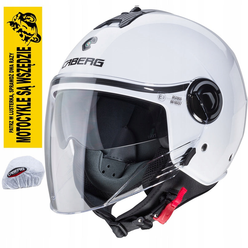 CABERG MOTORCYCLE HELMET OPEN RIVIERA V4X WHITE GLOSS XL