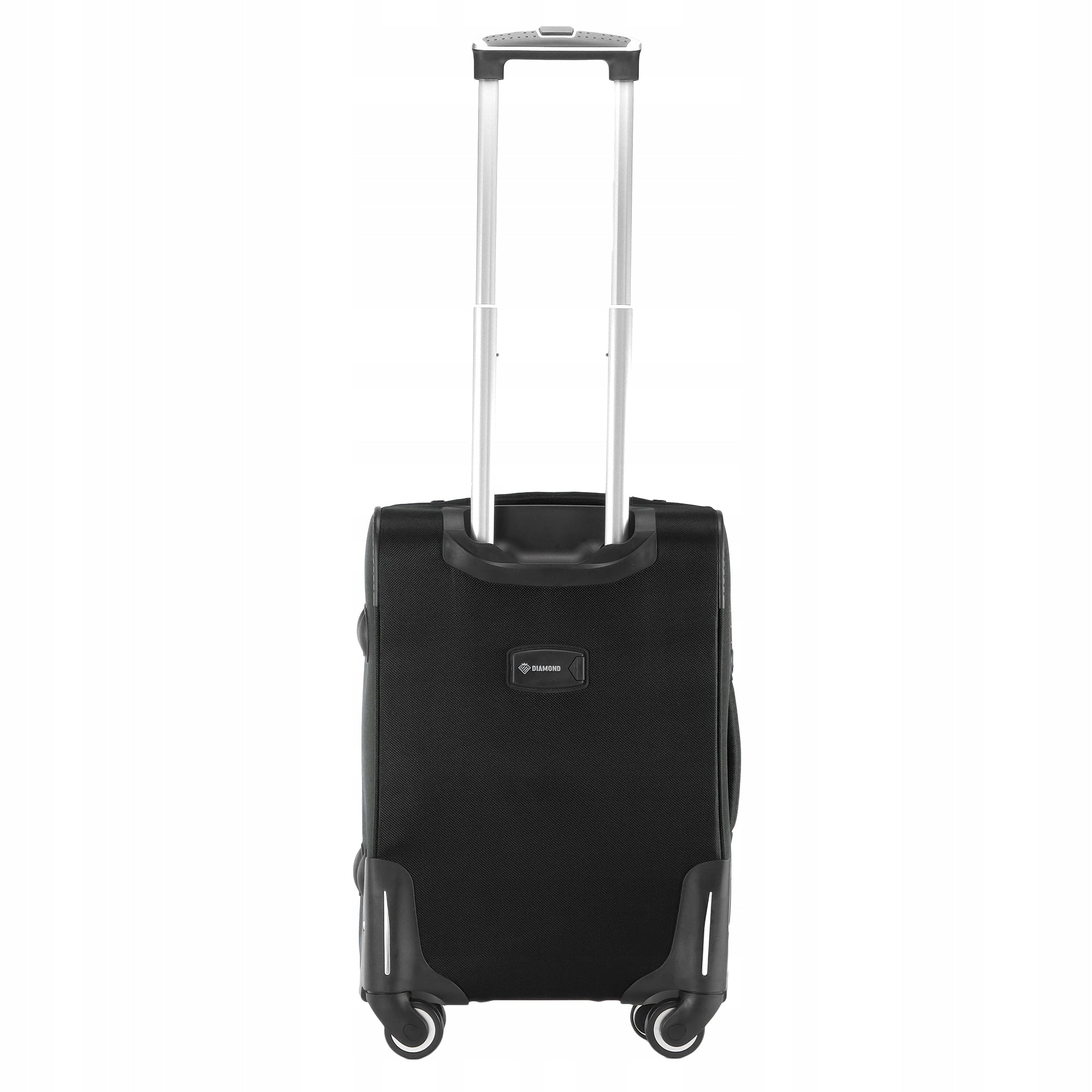 CABIN CASE ON WHEELS TRAVEL LUGGAGE DIAMOND BLACK Soft S 20" C330 Brand DIAMOND