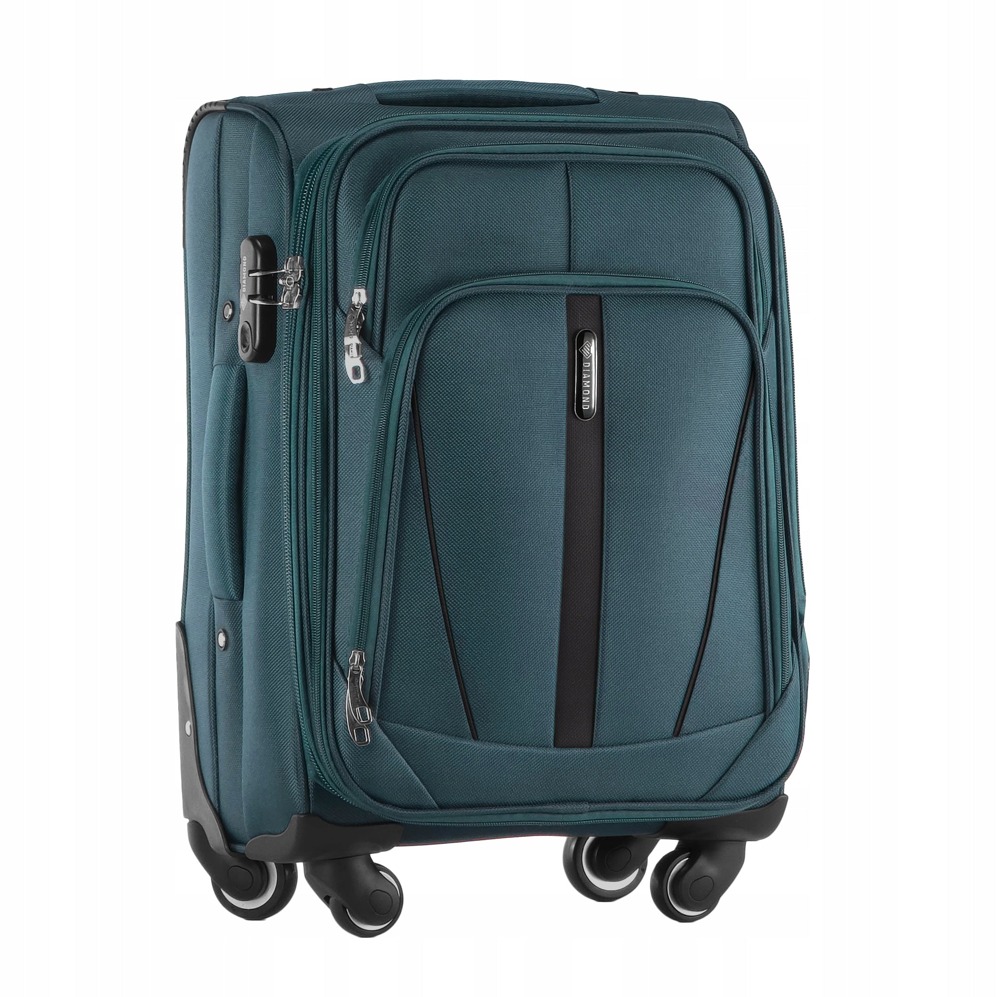 CABIN CASE ON WHEELS TRAVEL LUGGAGE DIAMOND GREEN Soft S 20" C330 Manufacturer code C330_S
