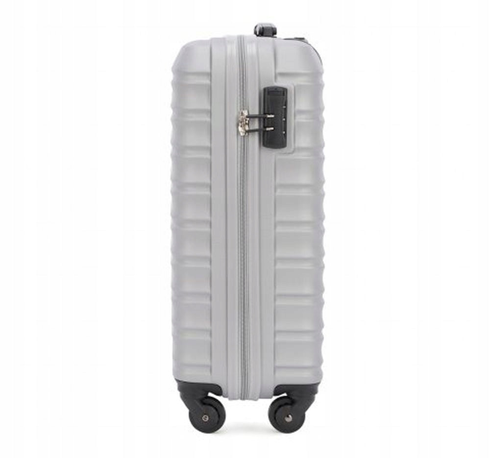 CABIN SUITCASE ABS WITTCHEN GROOVE LINE 56-3A-311-01 GREY Brand WITTCHEN