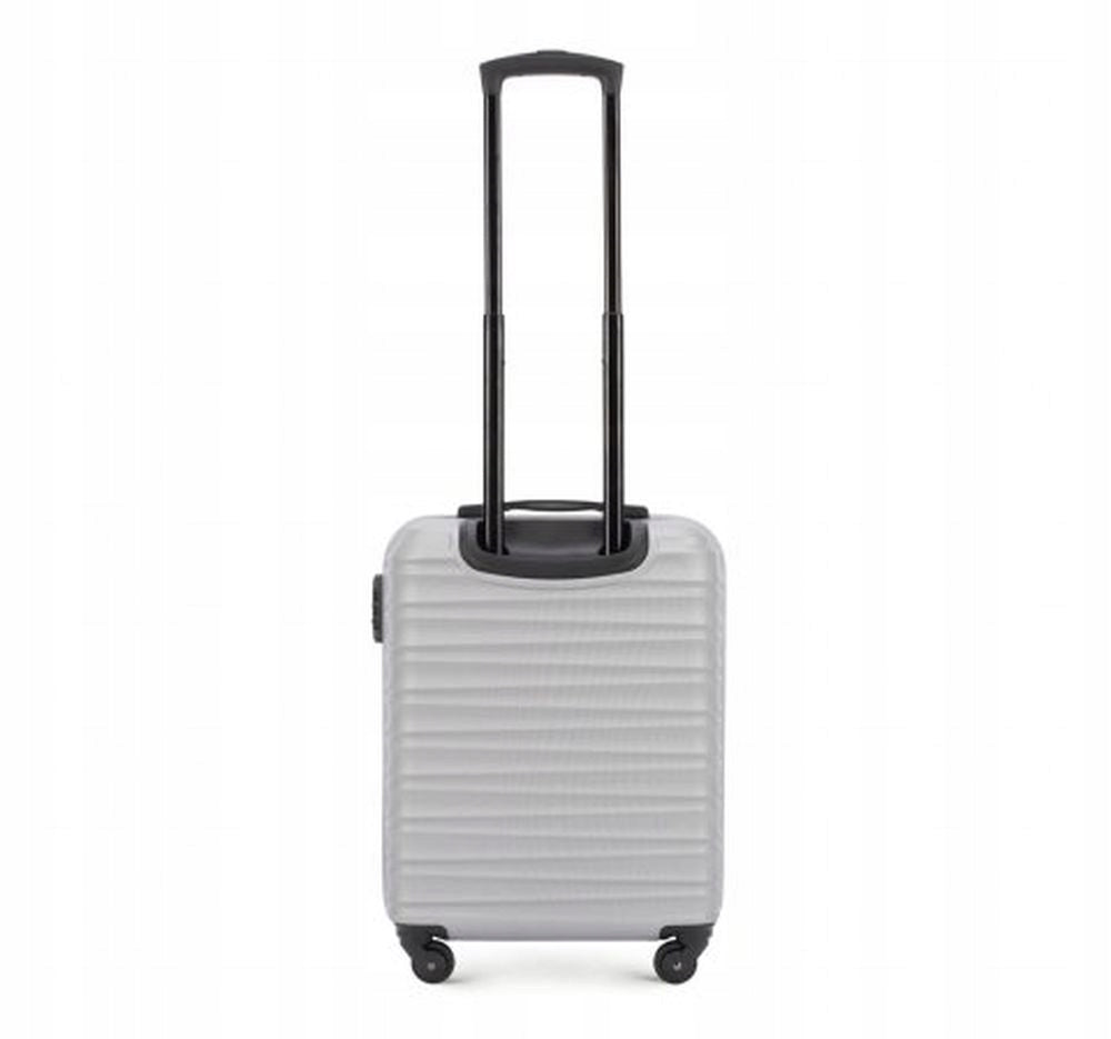 CABIN SUITCASE ABS WITTCHEN GROOVE LINE 56-3A-311-01 GREY Height 54 cm