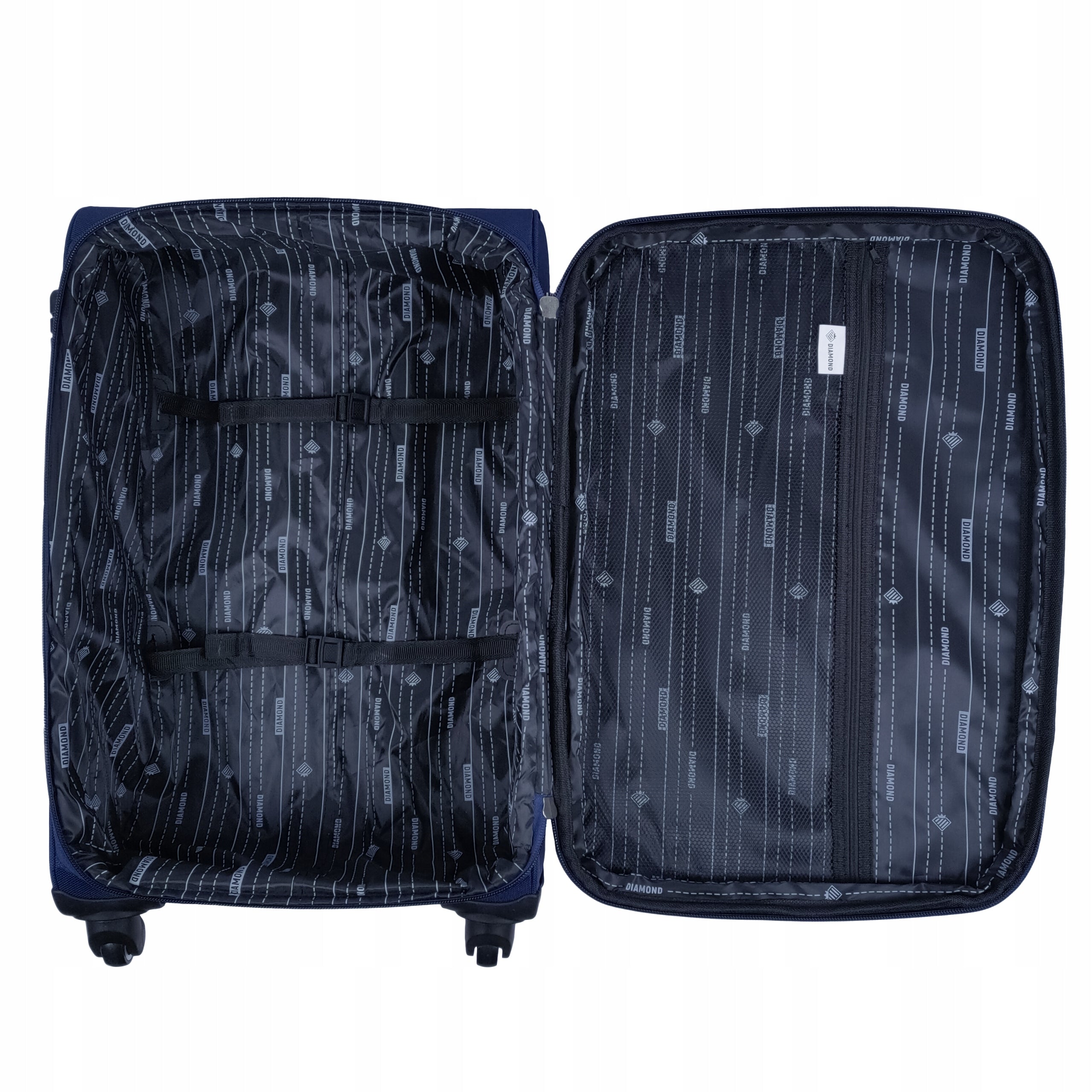 CABIN SUITCASE SOFT TOURIST TRAVEL DIAMOND CORDURA RUBY 50L Width (longer edge) 38 cm
