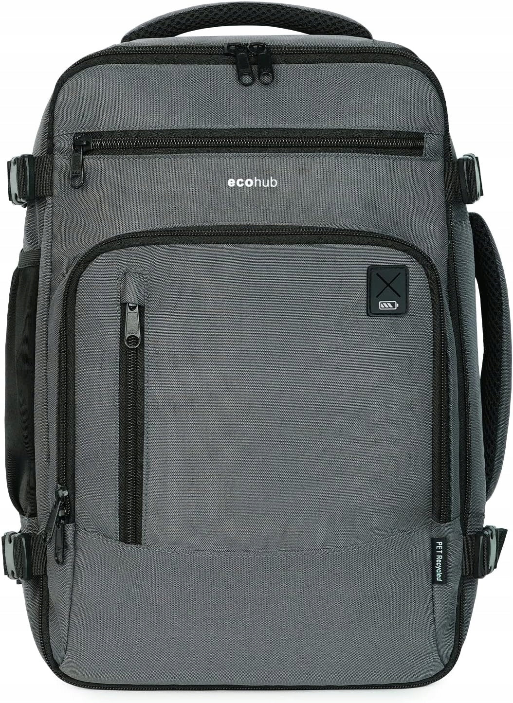 CABIN TRAVEL BACKPACK RYANAIR Ecohub EXPANDER 40X20X25cm 20L GREY