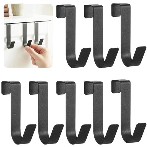 CABINET DOOR HOOKS WITHOUT DRILLING STEEL MINIMALIST 8 PCS. Brand no brand