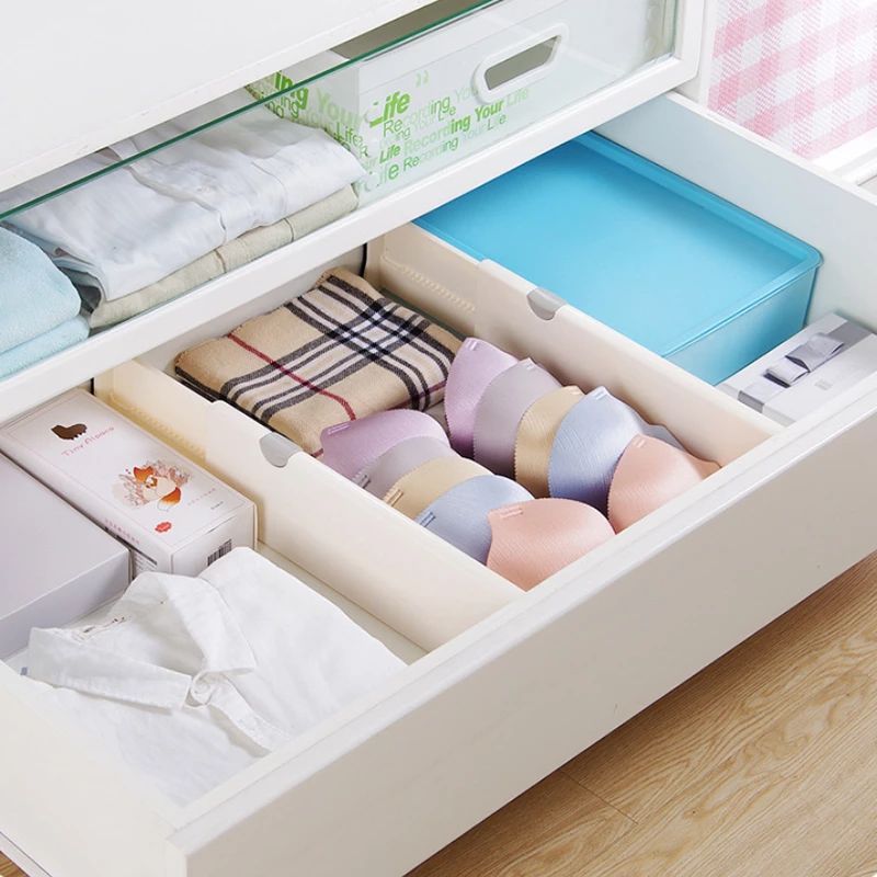 CABINET DRAWER ORGANIZER SLIDING COMPARTMENT ADJUSTABLE SEPARATOR LONG Length 54 cm