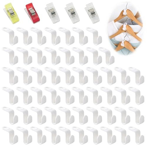 CABINET HOOKS 55 PCS CLOTHES ORGANIZERS Sewing HANGERS Brand no brand