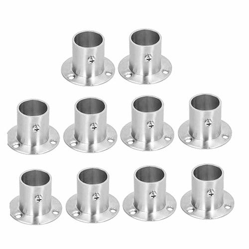 CABINET PIPE FLANGE HOLDER STAINLESS STEEL SET OF 10 PCS STEEL
