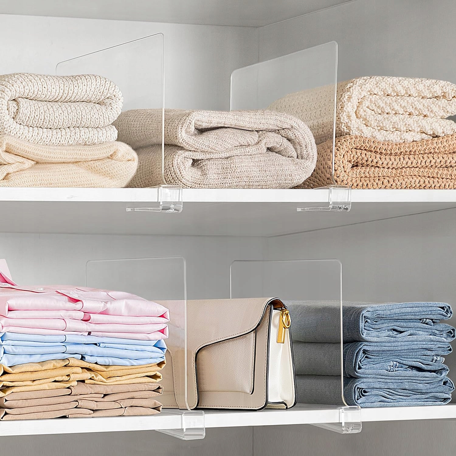 CABINET SHELF MOVABLE SHELF COMPARTMENT HIGH QUALITY STURDY IN CLOSET Packaging status original