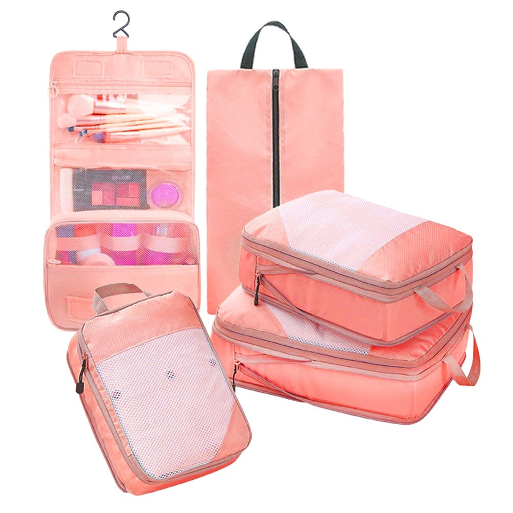 CABINET SUITCASE ORGANIZER SET BAGS 5in1 COMPRESSION ORGANIZER Packaging status original