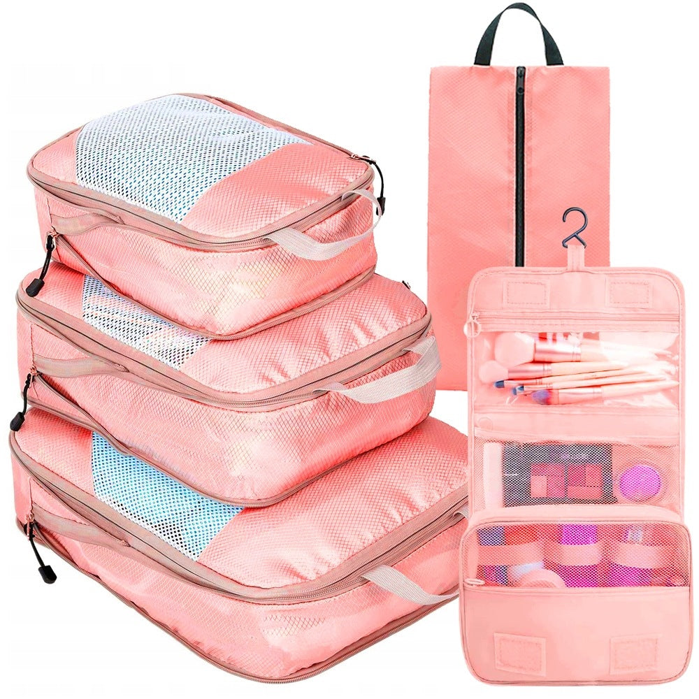 CABINET SUITCASE ORGANIZER SET BAGS 5in1 COMPRESSION ORGANIZER