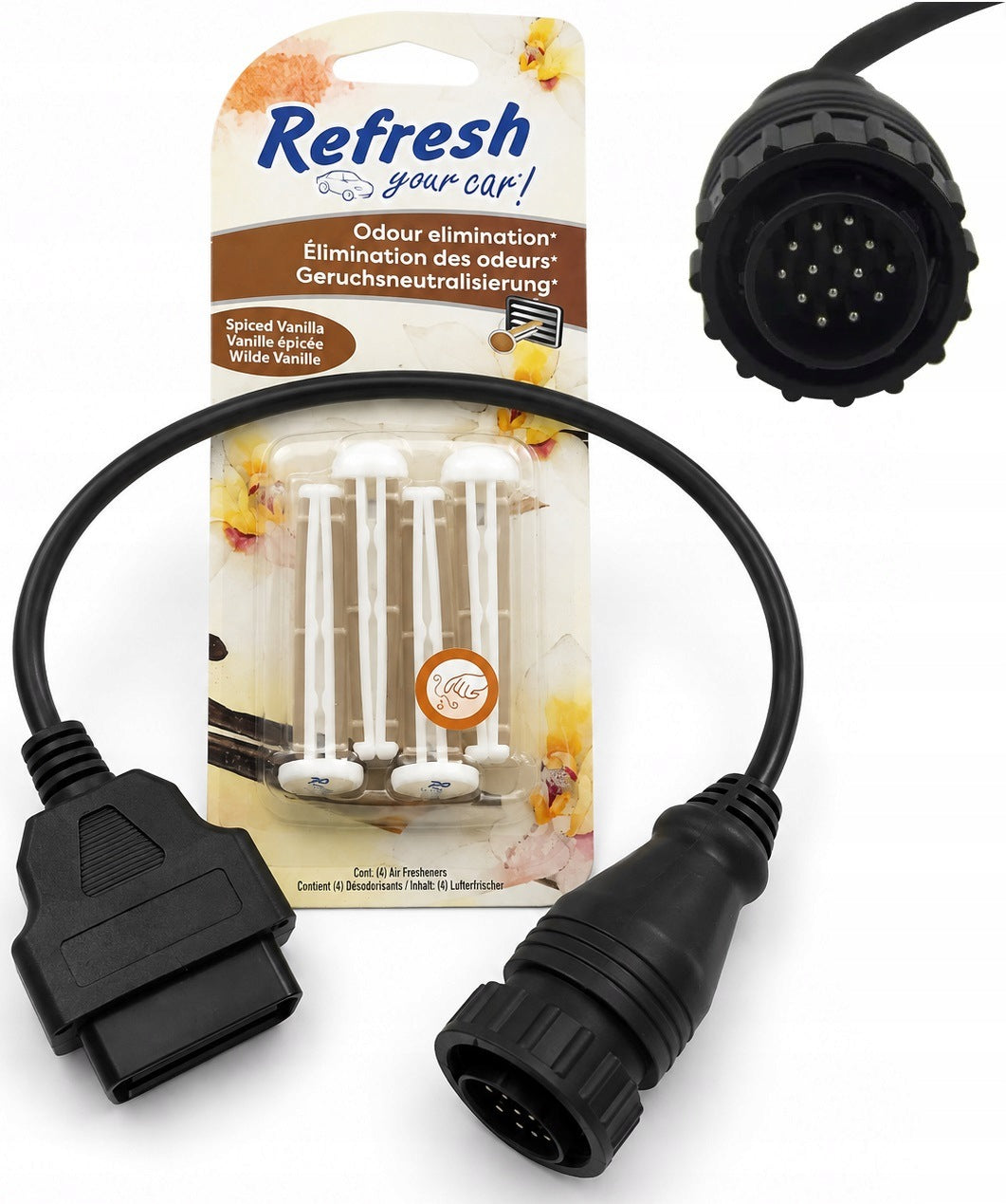 CABLE ADAPTER OBD2 MERCEDES BENZ SPRINTER VW LT PLUG 14 pin