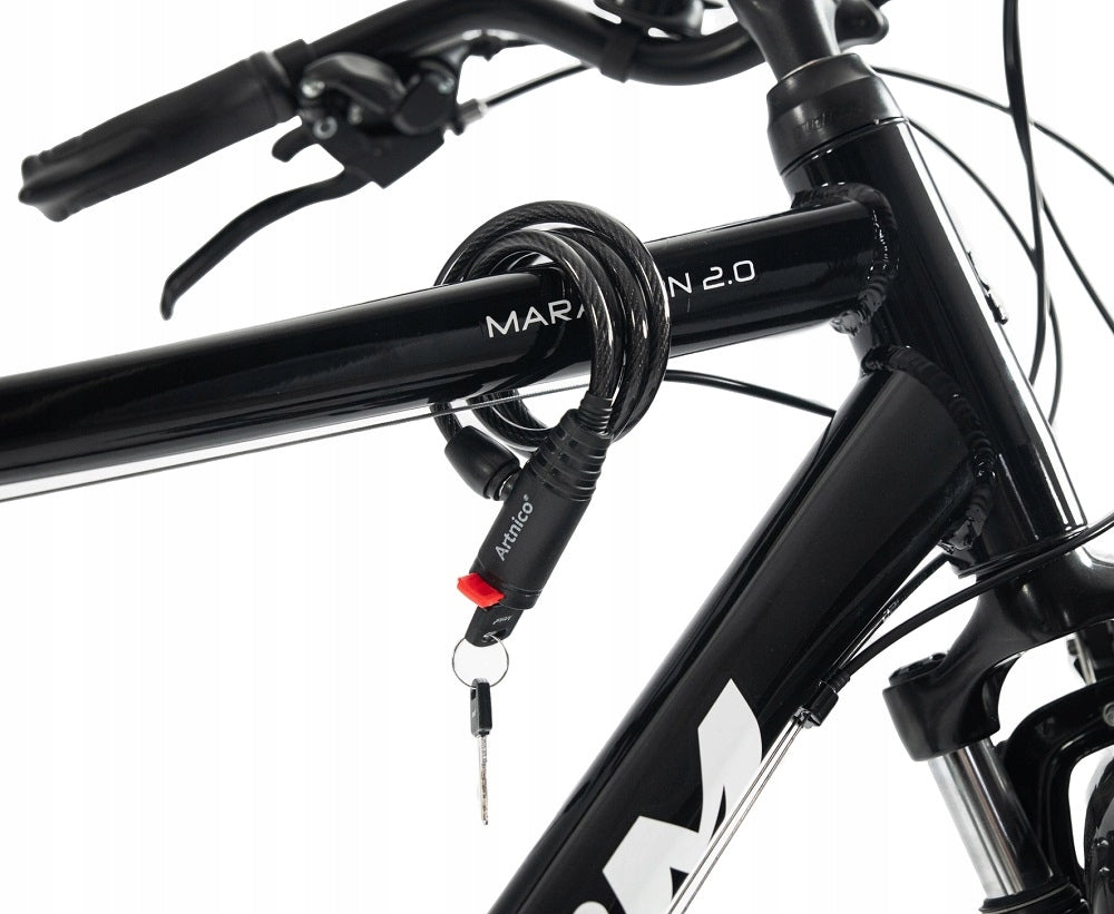CABLE Bicycle Clasp Bike Lock Scooter Motor 100cm SAFE Manufacturer code Zabezpieczenie rowerowe Linka Gerda