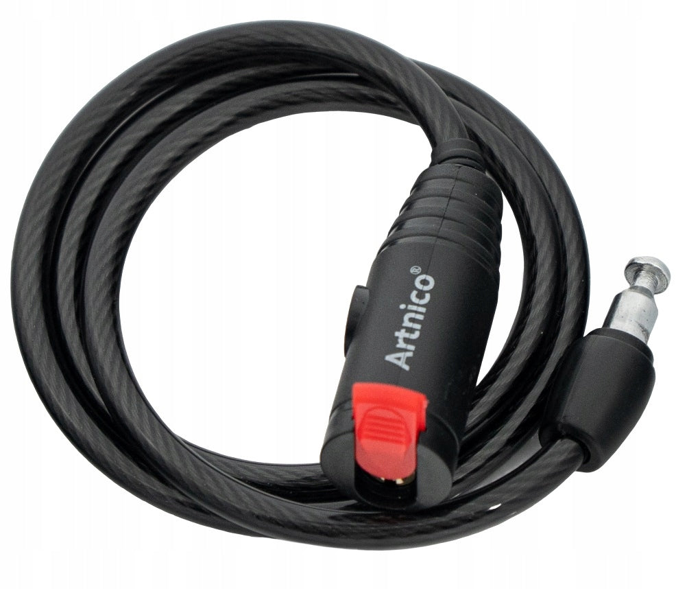 CABLE Bicycle Clasp Bike Lock Scooter Motor 100cm SAFE Model Zapięcie Rowerowe Blokara na rower gerda