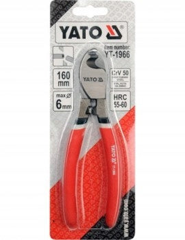 CABLE CUTTING PLIERS YATO YT-1966 160MM PVC Packaging status original