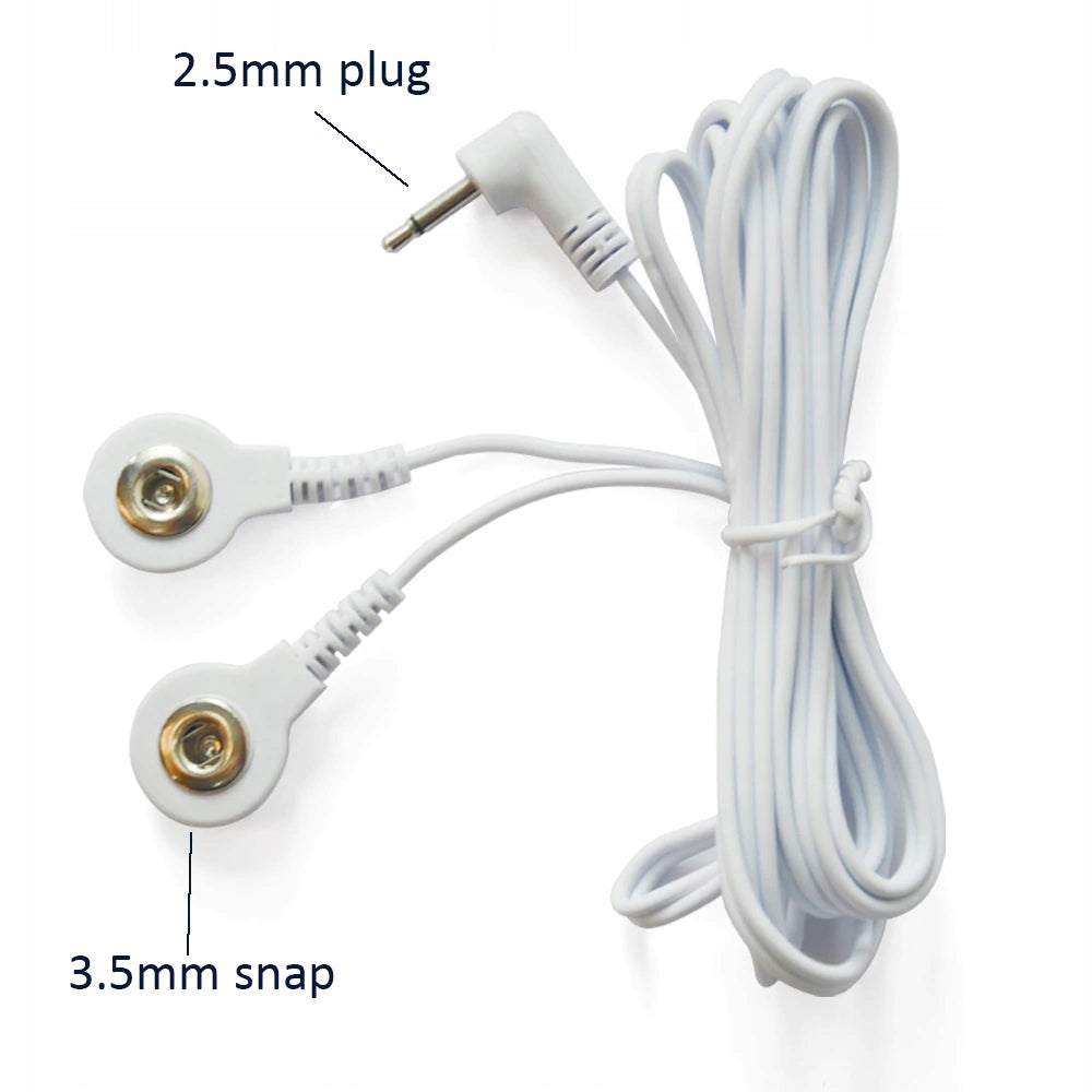 CABLE ELECTROSTIMULATOR JACK 2.5 Button 3.5