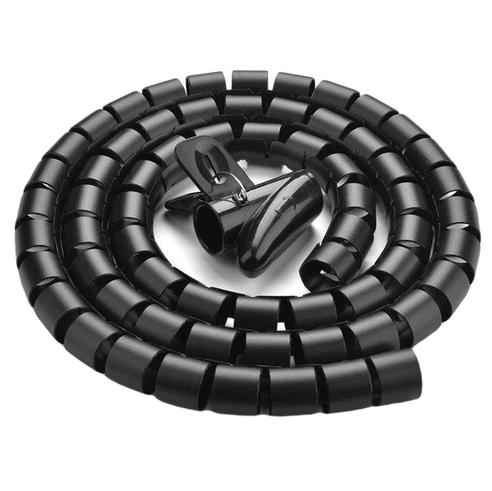 CABLE GRILLE OFFICE ORGANIZER COVER BRAID FOR WIRES 3M BLACK