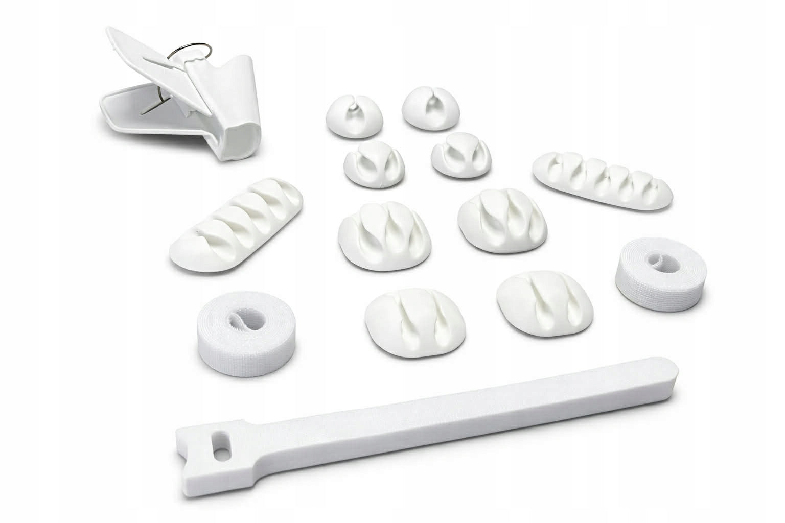 CABLE GRILLE ORGANIZER CABLE COVER 3M WHITE | LARGE SET Manufacturer code Maskownica kabli 3m biały