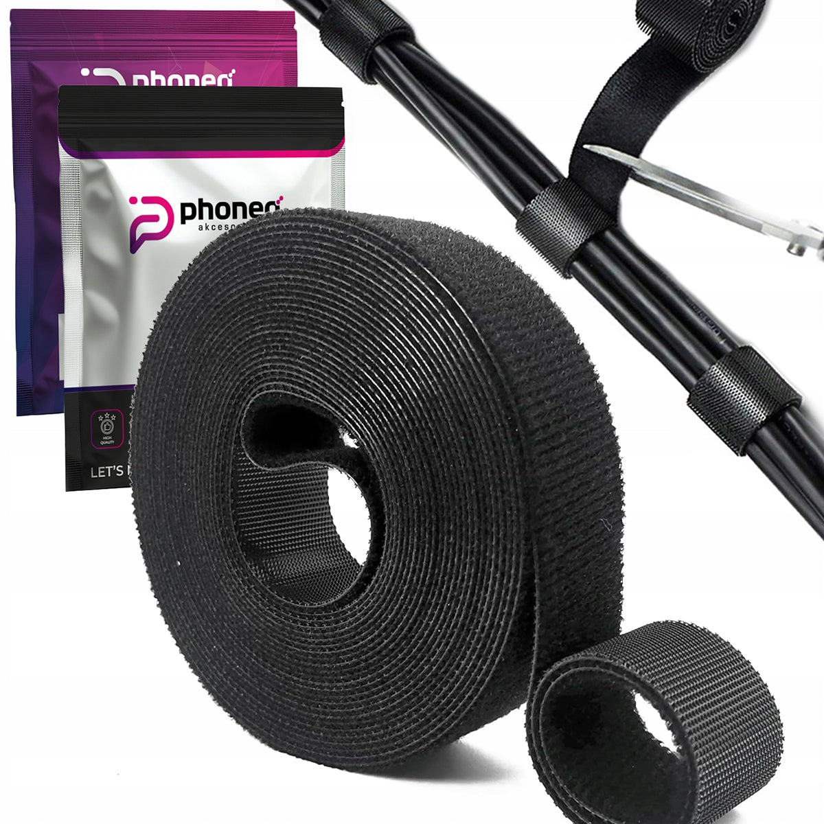 CABLE ORGANIZER 3m adjustable with VELCRO tape for VELCRO CABLES