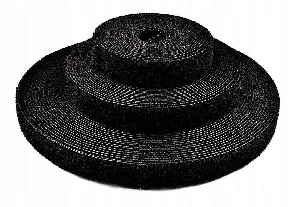 CABLE ORGANIZER BAND VELCRO TAPE FOR CABLES 2M ADJUSTABLE Color black
