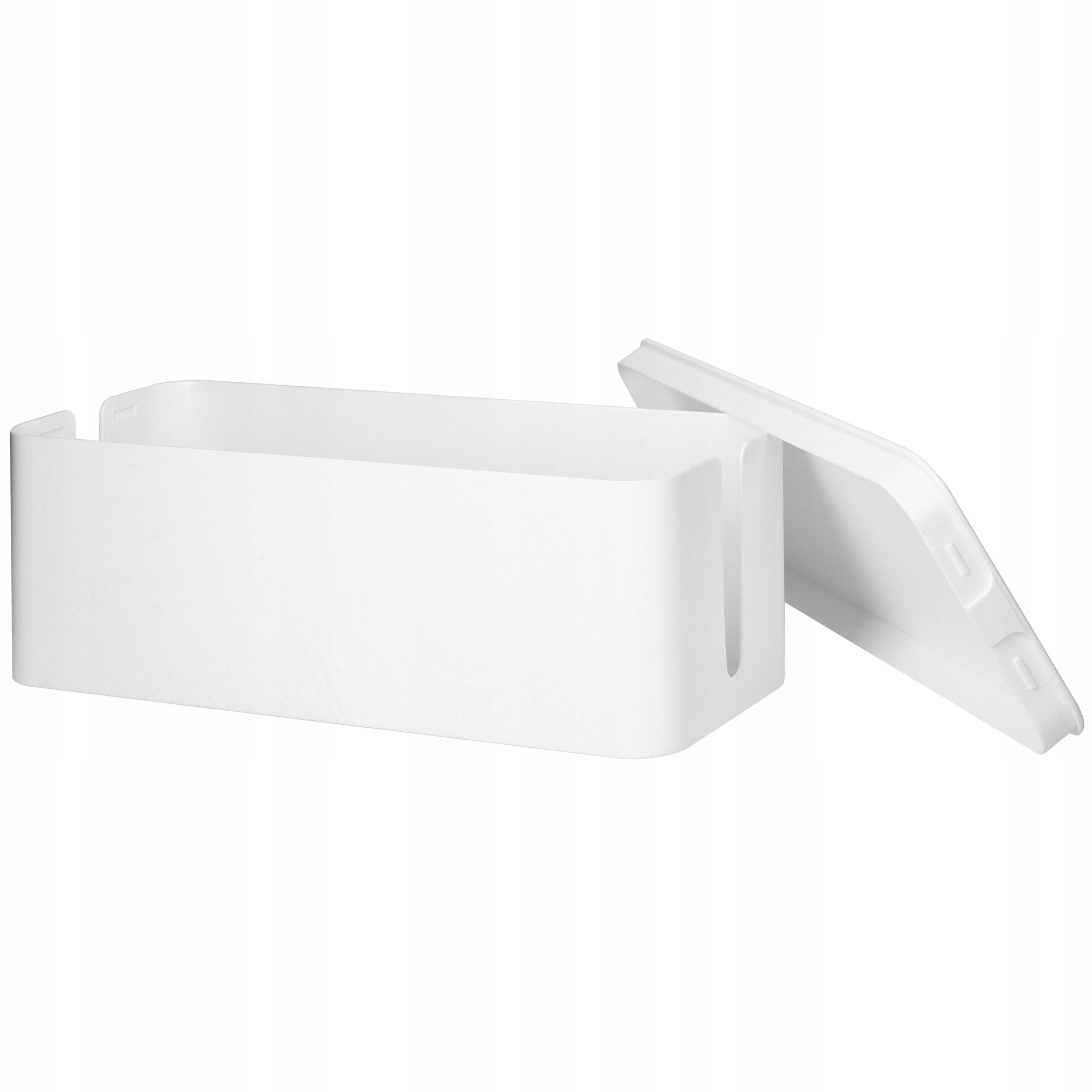 CABLE ORGANIZER CONTAINER CABLE BOX EXTENSION CORDS WHITE L EAN (GTIN) 5908254809088
