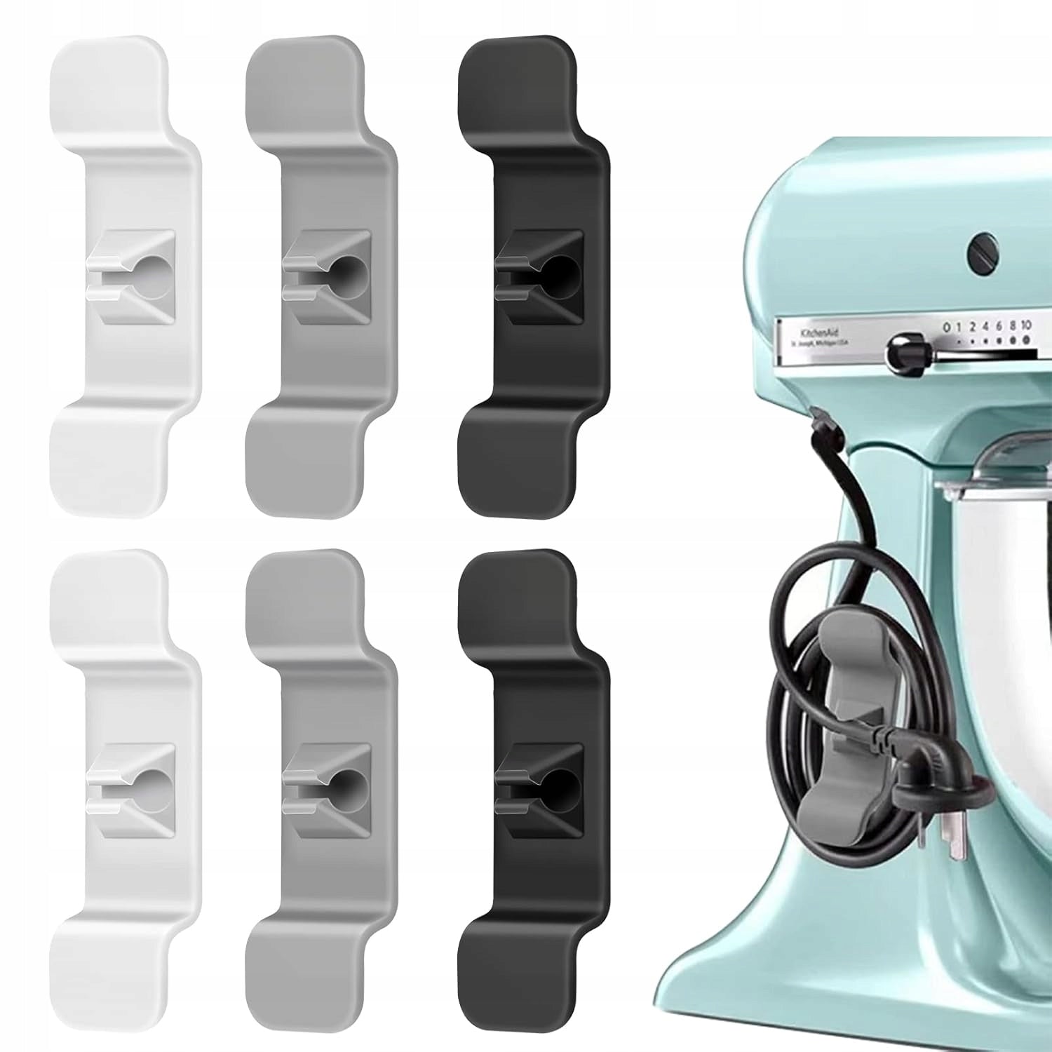 CABLE ORGANIZER FOR AGD ADHESIVE CABLE HOLDERS 6 PCS