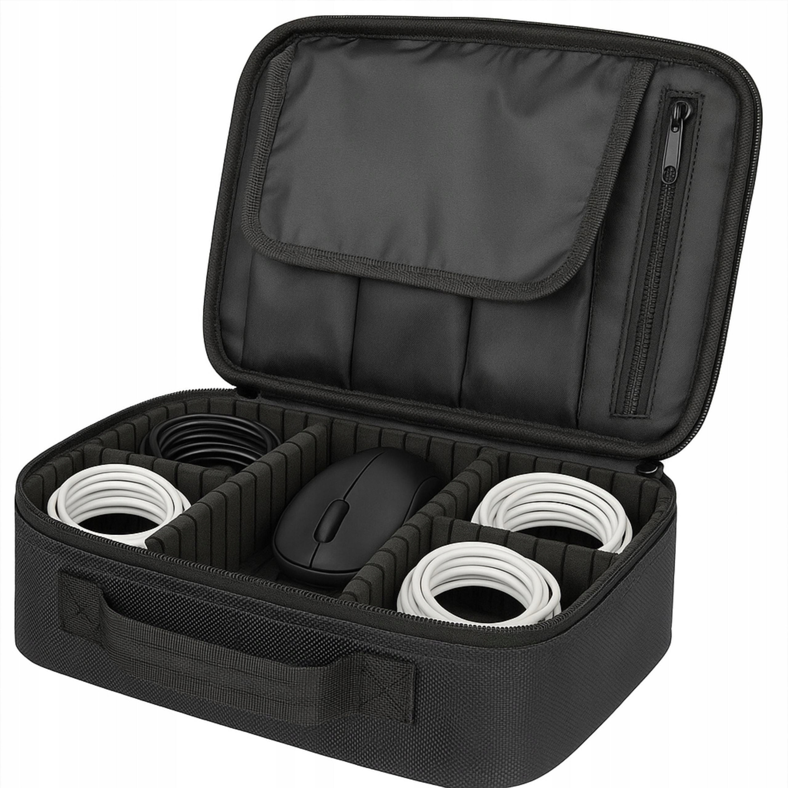 CABLE ORGANIZER LARGE TRAVEL CONTAINER CHARGER CASE AKCESORIA Manufacturer code organizer podrozny na kable
