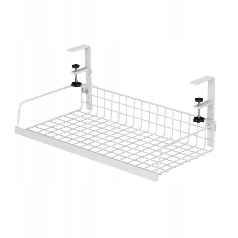 CABLE ORGANIZER SHELF BALT HANGER DESK GRILLE METAL HOLDER Manufacturer code metalowa półka pod blat na kable duża wisząca