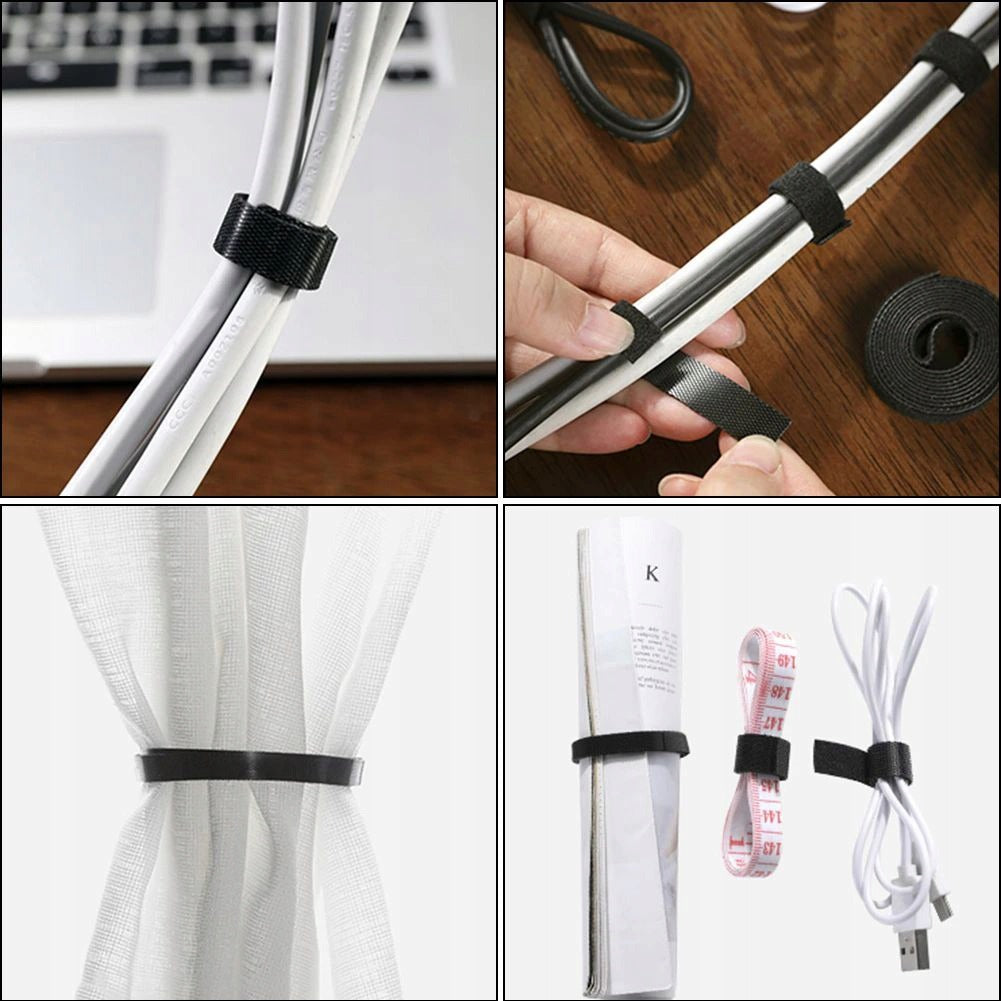 CABLE ORGANIZER VELCRO TAPE BAND CABLE HOLDER ADJUSTABLE 5m Product weight with unit packaging 0.05 kg