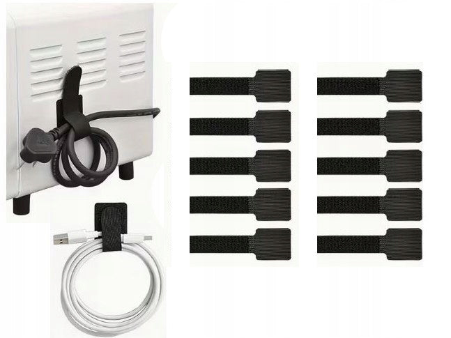 CABLE ORGANIZER VELCRO TAPE BAND FOR FIXING SELF-ADHESIVE CABLES 10 EAN (GTIN) 5905996584815