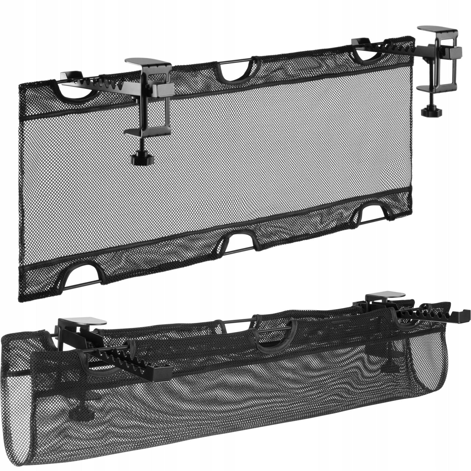 CABLE ORGANIZER WIRES UNDERCOUNTER MASKING STRIP BLACK