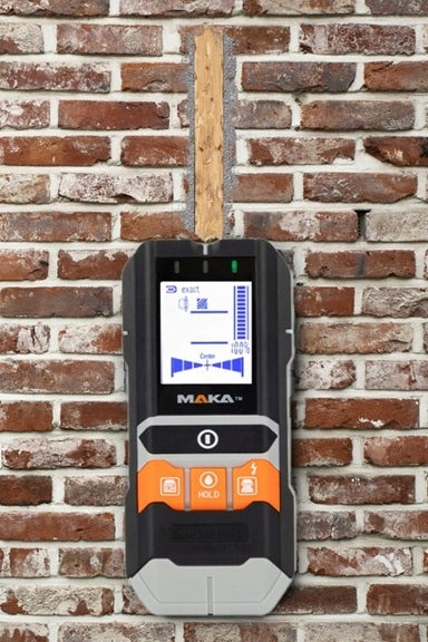 CABLE WIRE DETECTOR WALL METAL PIPE DETECTOR + HUMIDITY METER Power supply batteries