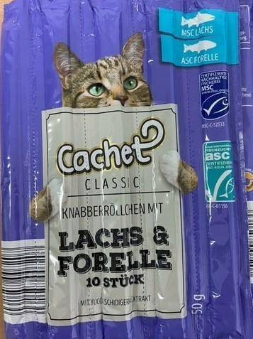CACHET kabanos SALMON & TROUT 10pcs
