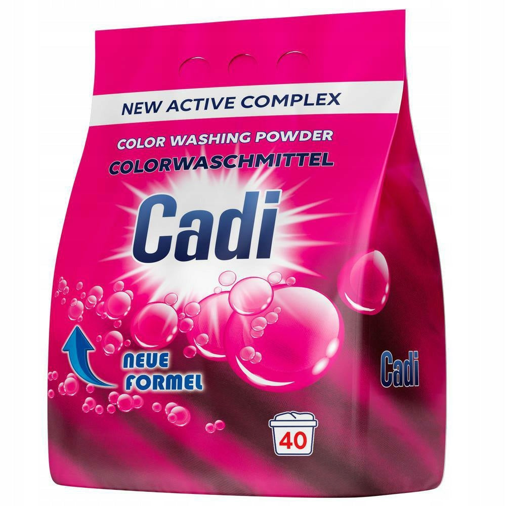 CADI Colour Washing Powder 40 Washes 2,6 kg Color Foil Packaging status original
