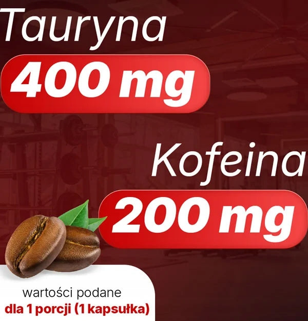 CAFFEINE capsules 200mg - strong stimulation concentration of caffeine tablets Packaging status original