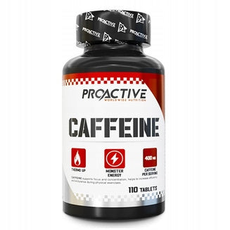 CAFFEINE tablets strong thermogenic PRE-WORKOUT ProActive 110 tab Expiration date at least six months from the date of purchase