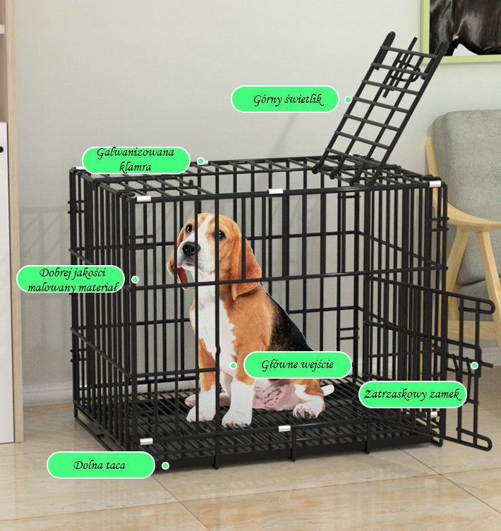 CAGE TRANSPORTER FOR ANIMALS METAL 70x51x60cm Length 70 cm