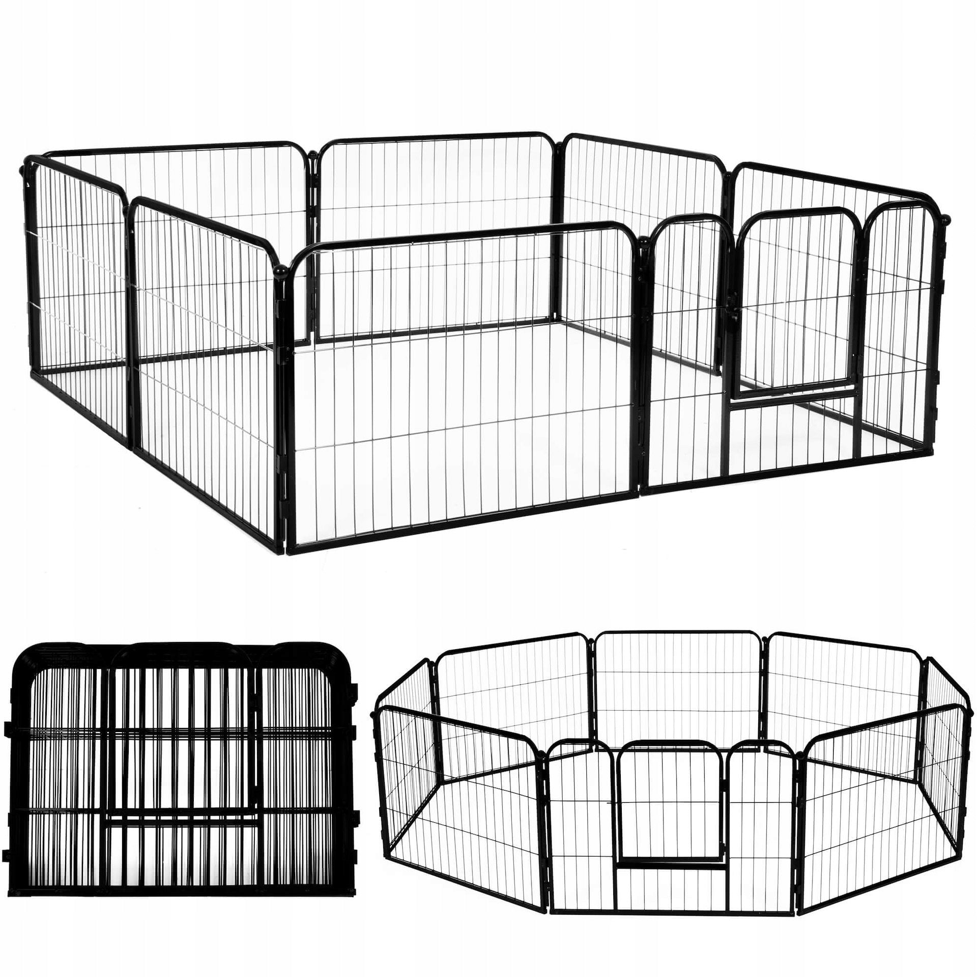 CAGE XL CAT DOG PLAYPEN STRONG METAL CATWALK LARGE 165x165x60 CM Packaging status original