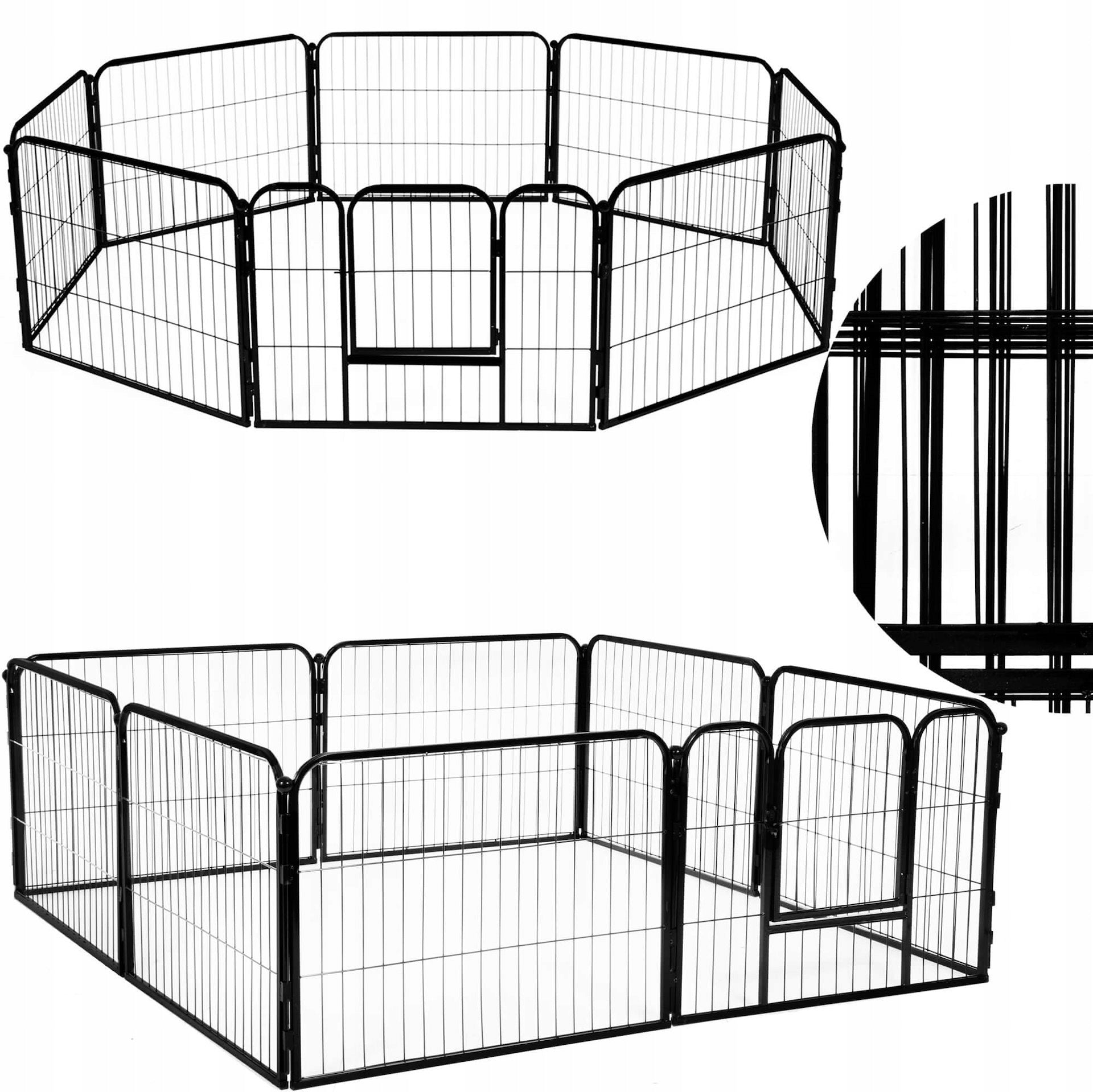 CAGE XL CAT DOG PLAYPEN STRONG METAL CATWALK LARGE 165x165x60 CM Trade name PA1002 KLATKA DLA ZWIERZĄT
