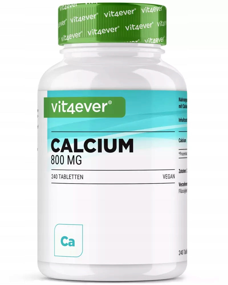 CALCIUM 800 MG 240 TABLETS BONE AND TOOTH SUPPORT VIT4EVER