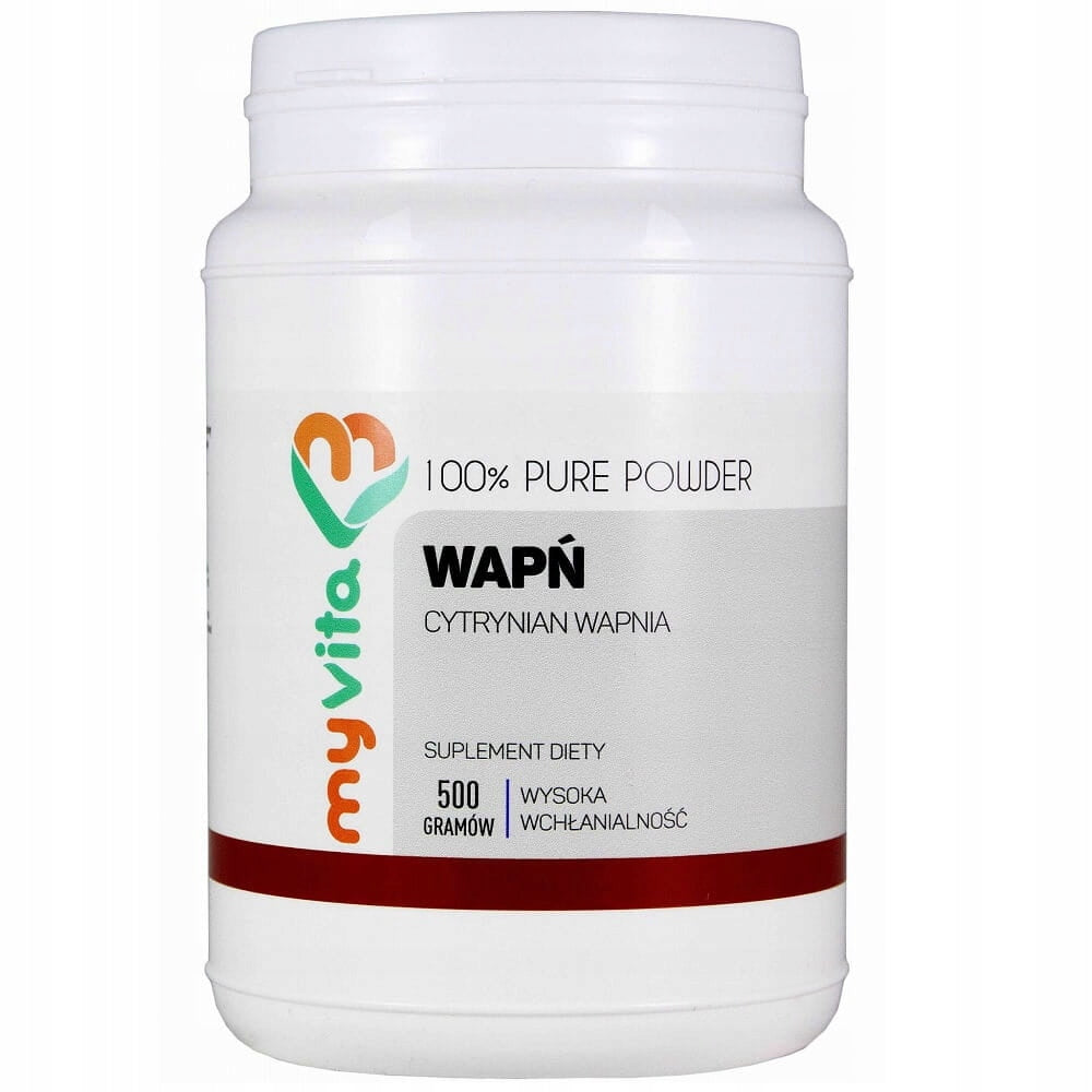 CALCIUM CITRATE 500g PURE 100% CALCIUM MyVita Volume 500 ml