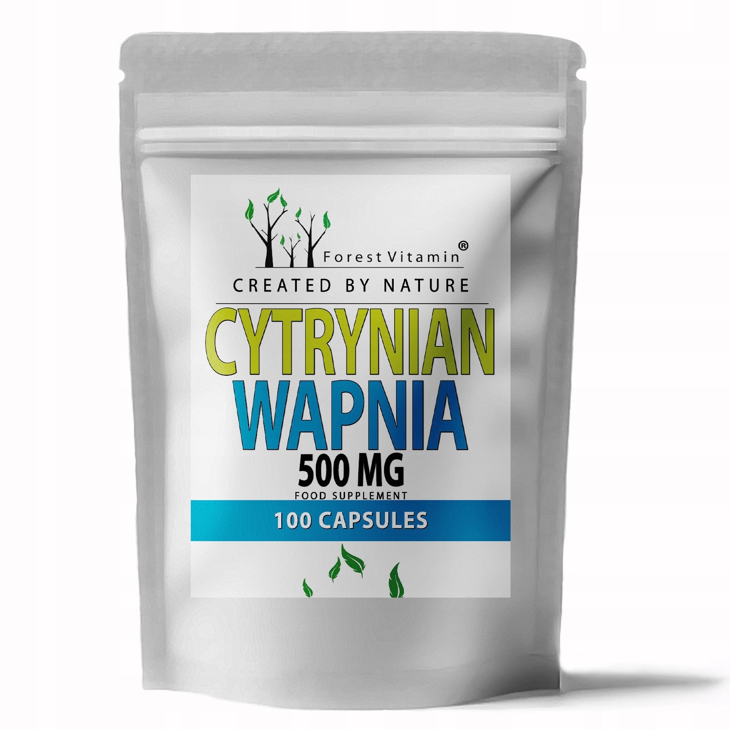 CALCIUM Citrate Calcium CALCIUM 500mg BONES 100 CAPSULES EAN (GTIN) 5904890310865